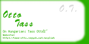 otto tass business card